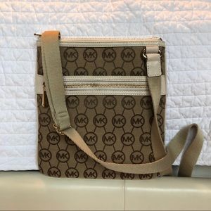 Michael Kors Jet Set Jacquard Large Crossbody